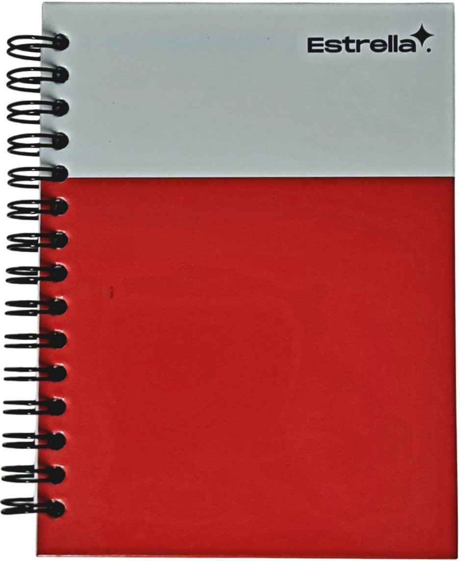 Cuaderno Mini Book Espiral 10½×14cm P.Dura Raya 80 hojas Estrella® 560 [Pieza] 602760005600