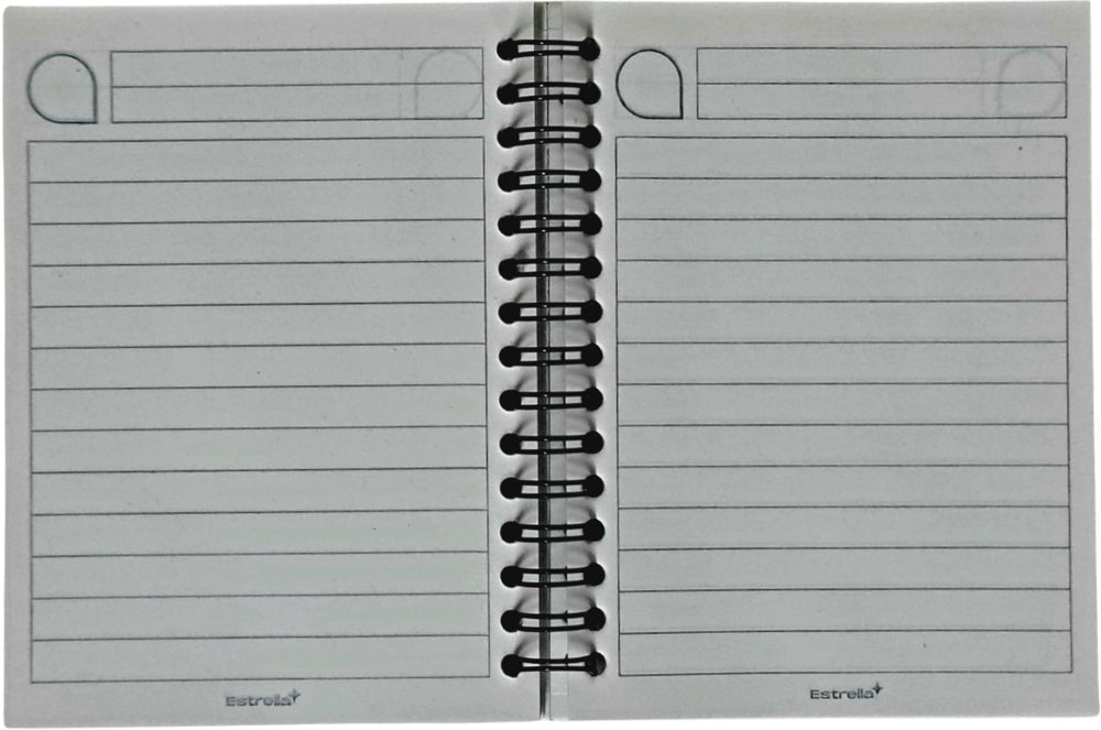 Cuaderno Mini Book Espiral 10½×14cm P.Dura Raya 80 hojas Estrella® 560 [Pieza] 602760005600 2