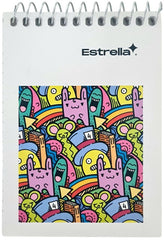 Cuaderno Mini Espiral 8×12cm Raya 40 Hojas Estrella® 100-E [Pieza] 602760000575