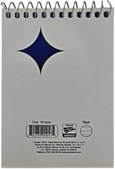 Cuaderno Mini Espiral 8×12cm Raya 40 Hojas Estrella® 100-E [Pieza] 602760000575 3