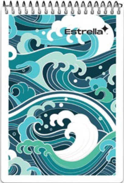 Cuaderno Mini Espiral 8×12cm Raya 40 Hojas Estrella® 100-E [Pieza] 602760000575 5