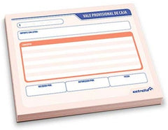 Block Vale Provisional de Caja 50 hojas ¼ Carta Estrella® 136 [Pieza] 602760001367