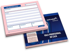 Block Vale Provisional de Caja 50 hojas ¼ Carta Estrella® 136 [Pieza] 602760001367 2