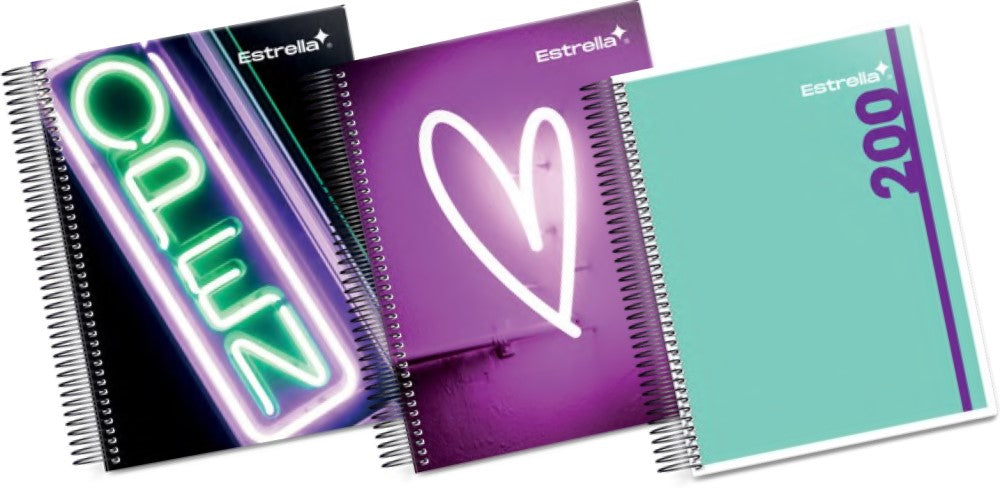 Cuaderno Profesional Espi Starmax 5 Materias 200 Hojas Raya Estrella® 200 [Pieza] 602760002005