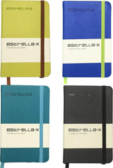 Libreta Pasta Dura c/Elastico A5 14.7×21.1cm 96 hojas BiRayado Estrella-X 6566 [Pieza] 602760065666