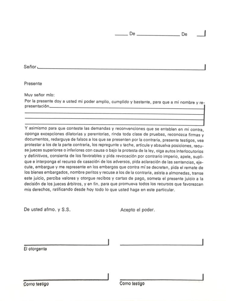 Block Carta Poder 100 hojas Carta interlib® [Pieza] 7501649901077 3