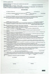 Block Contrato de Trabajo 100 hojas Oficio interlib® [Pieza] 7501649901053 2