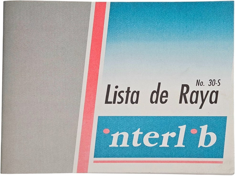 Block Lista de Raya r 30 hojas 23×17cm interlib® 30-S [Pieza] 7501649901183