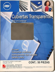Pasta p/Engargolar Tipo Acetato c/50 Transparente 22×28.5cm GBC® M100305 [Paquete] 7501493001305