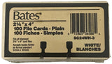 Tarjeta d/Repuesto Tarjetero Bates c/300 Bates® SC21WH-3 Pieza 72803365884