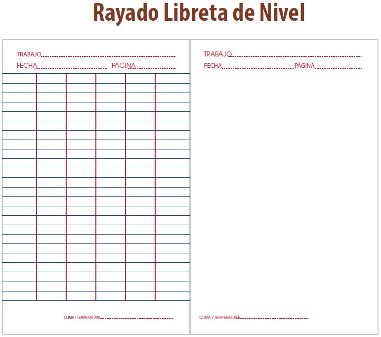 Libreta de Nivel 96 hojas 11.3×17cm Estrella® 636 [Pieza] 602760006362 3