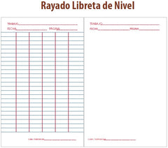 Libreta de Nivel 96 hojas 11.3×17cm Estrella® 636 [Pieza] 602760006362 3