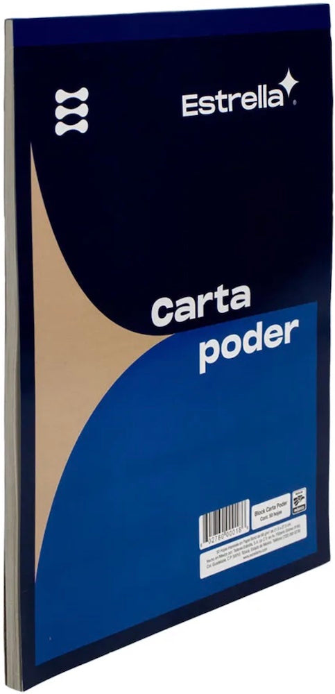 Block Carta Poder 50 hojas Estrella® 18 [Pieza] 602760000186 2