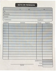 Block Remisiones Original O 50 hojas ¼ Carta Proesa® [Pieza]