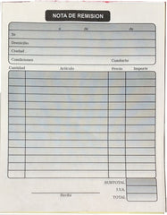 Block Remisiones Duplicado Autocopia DA 25 Juegos ¼ Carta Proesa® [Pieza]