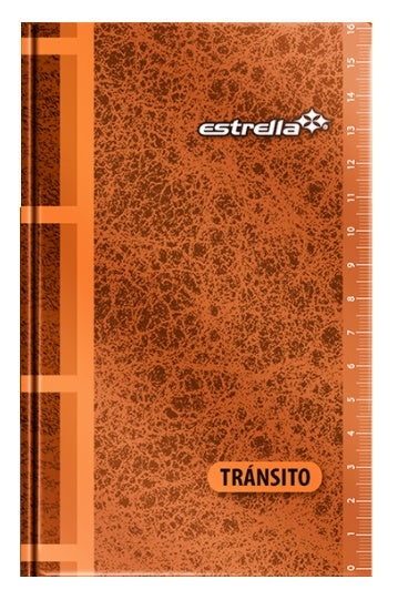 Libreta de Transito 96 hojas 10.7×17.2 Estrella® 635 Pieza 602760006355