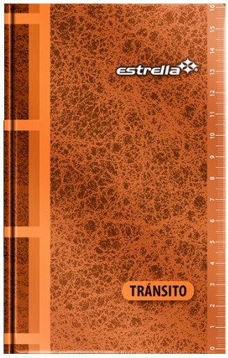 Libreta de Transito 96 hojas 11.3×17cm Estrella® 635 [Pieza] 602760006355