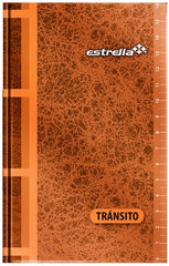 Libreta de Transito 96 hojas 11.3×17cm Estrella® 635 [Pieza] 602760006355