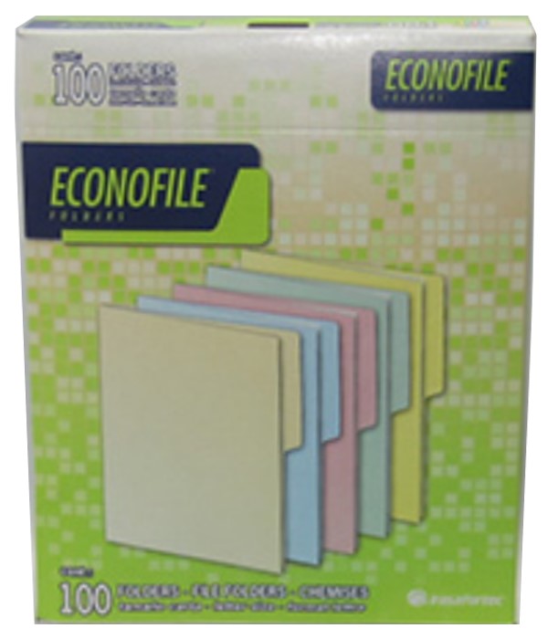 Fólder Econofile c/100 Rosa pastel Carta Irasa® FE-1304 13042 Caja 7501249823175 01