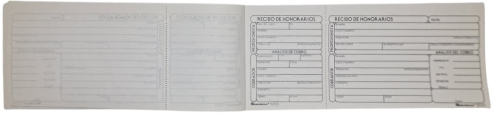 Block Recibos de Honorarios H 50 hojas Tecnoform® 8013 [Pieza]
