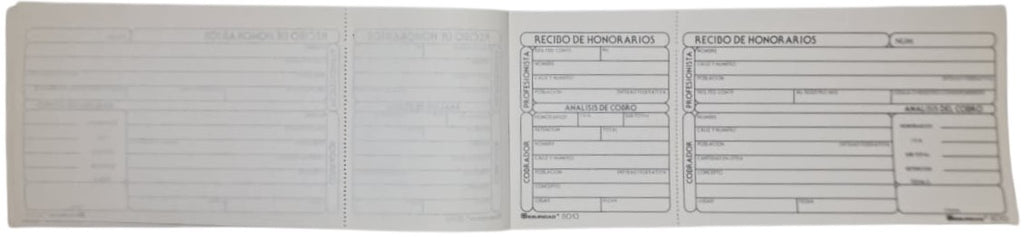 Block Recibos de Honorarios H 50 hojas Tecnoform® 8013 [Pieza]