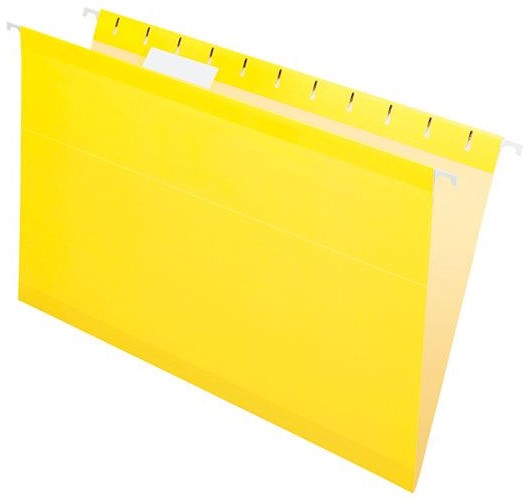 Fólder Colgante Ceja 1/5 c/25 Amarillo Oficio Pendaflex® 4153 1/5 YEL Caja 78787435094 01