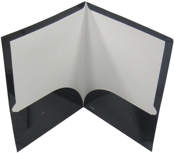 Fólder Doble Solapa 9.5cm Elite File Laminado Negro Carta Irasa® EL-3003 Pieza 7501249830036 01