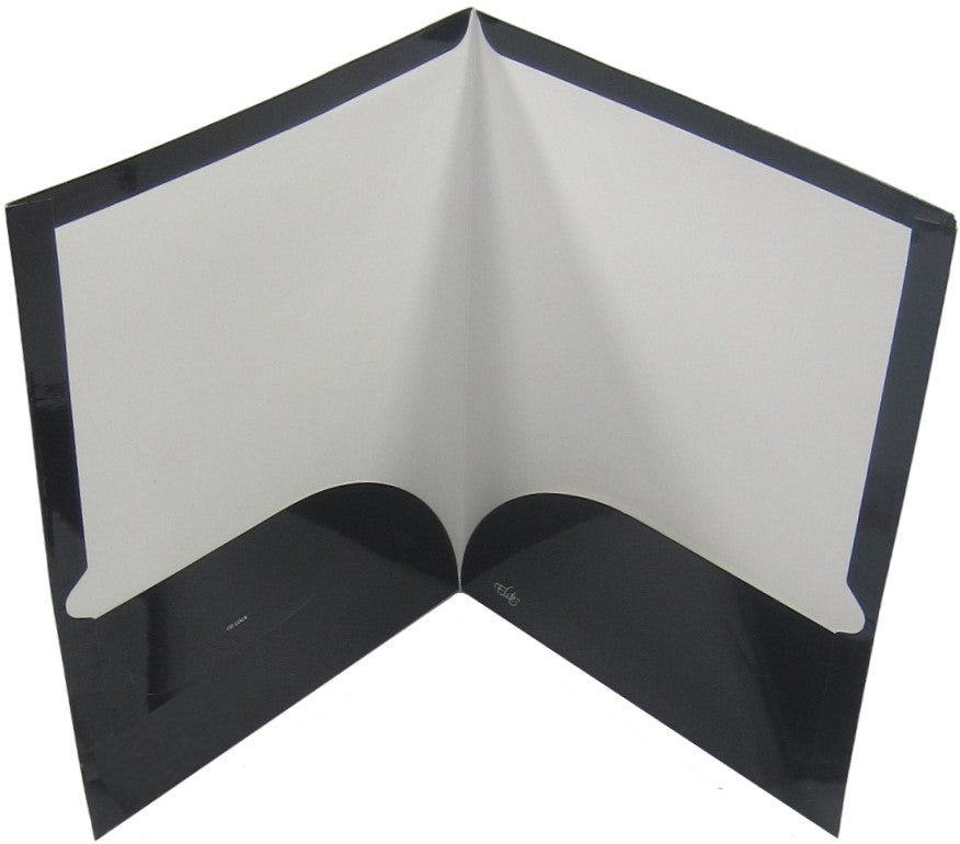 Fólder Doble Solapa 9.5cm Elite File Laminado Negro Carta Irasa® EL-3003 Pieza 7501249830036 01