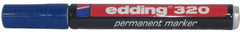 Marcador Permanente 320 Aluminio Cincel Azul Edding® E320-A3 [Pieza] 7796568104221