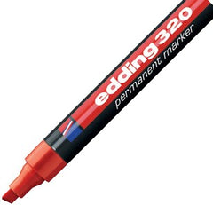 Marcador Permanente 320 Aluminio Cincel Rojo Edding® E320-R4 [Pieza] 7796568104214