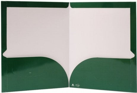 Fólder Doble Solapa 9.5cm Elite File Laminado Verde Carta Irasa® EL-3005 Pieza 7501249830050 01