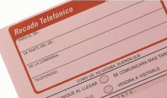 Block Recados Telefónico 50 hojas ¼ Carta pcform® RT-2061 [Pieza] 7501281971339 2