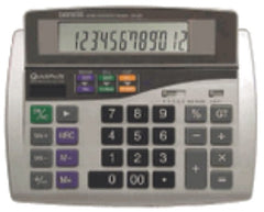 Calculadora Escritorio DC/Solar Pant.Abatible 12 Dígitos datexx® DD-820-B [Pieza] 767469428201
