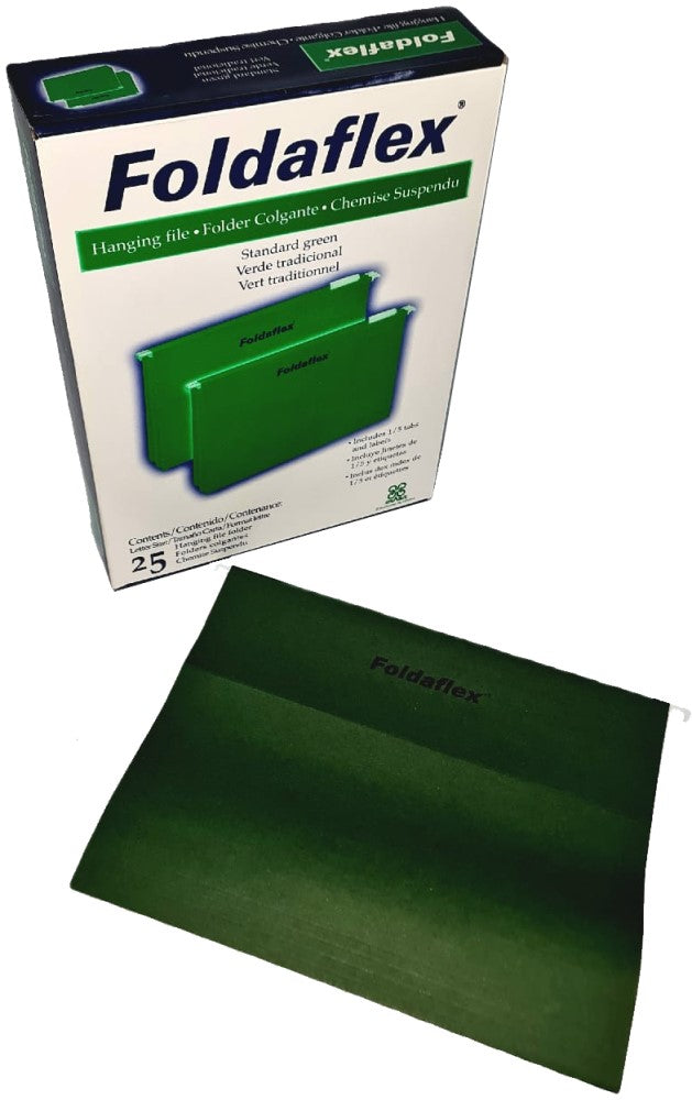 Fólder Colgante Foldaflex c/Jinetes 1/5 c/25 Verde Tradición Carta Irasa® CL-2673 Caja 7501249826732