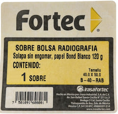 Sobre Bolsa Radiografía B-40 120g Blanco 40×50cm Irasa® [Sobre] 7501091608081 2