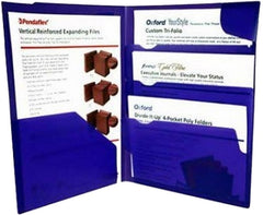 Fólder Plástico 1 y 3 Solapas Morado Carta Oxford® 99837M [Pieza] 78787078376 2