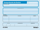 Block Comprobante Gastos paquete c/3 50 hojas ¼ Carta Fortec® CG-2053 Pieza 7502278540569 2