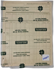 Block Auxiliar Registro Individual de Percepción 25 hojas Carta Tecnoform® 603 [Pieza]
