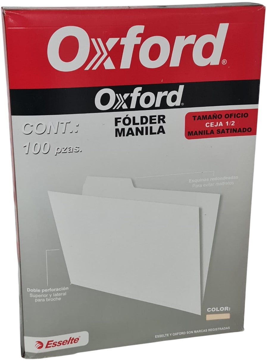Fólder c/100 Crema Oficio Oxford® M751 1/2 [Caja] 78787751200 Imagen principal del producto