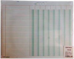 Block Columnas con Concepto 8 50 hojas DobleCarta pcform® TC-3408 [Pieza] 7501281971520