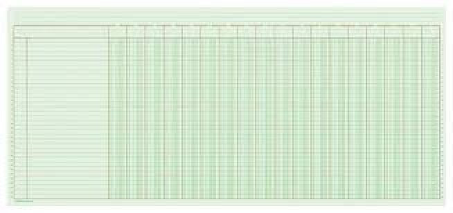 Block Columnas con Concepto 18 50 hojas 57×28cm pcform® 3418 [Pieza]