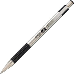 Bolígrafo Fino Retráctil F-301 Acero/Negro Tinta Negro Fino .7mm Zebra® 7000 [Pieza] 7501901670000