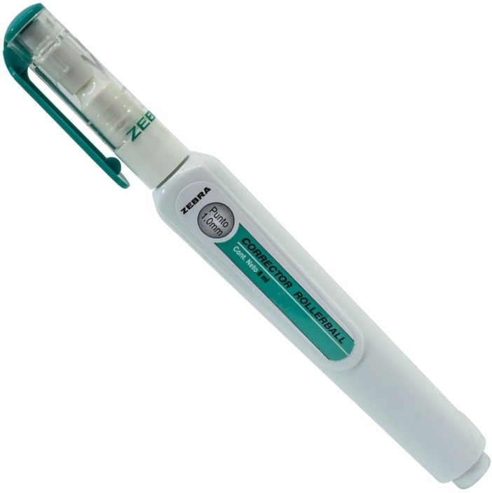 Corrector t/Pluma Rollerball Blanco 8ml Zebra® 2000 [Pieza] 7501901620005