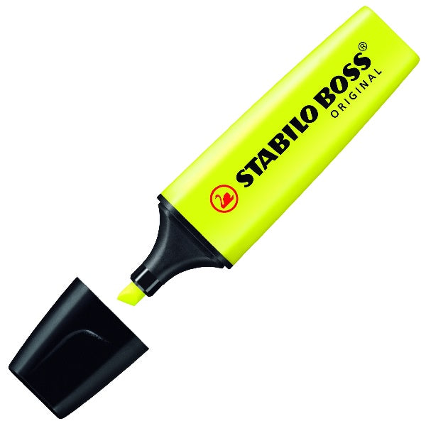 Marcador Textos Boss Original Amarillo Neón Stabilo® 70/24 Pieza 7501058014009 01