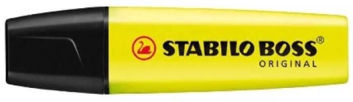 Marcador Textos Boss Original Amarillo Neón Stabilo® 70/24 Pieza 7501058014009 02