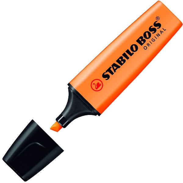 Marcador Textos Boss Original Naranja Neón Stabilo® 70/54 Pieza 7501058014030 01
