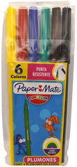 Marcador base Agua Súper Pincelín Colores Est.c/6 Wearever® [Estuche] 7501058004239