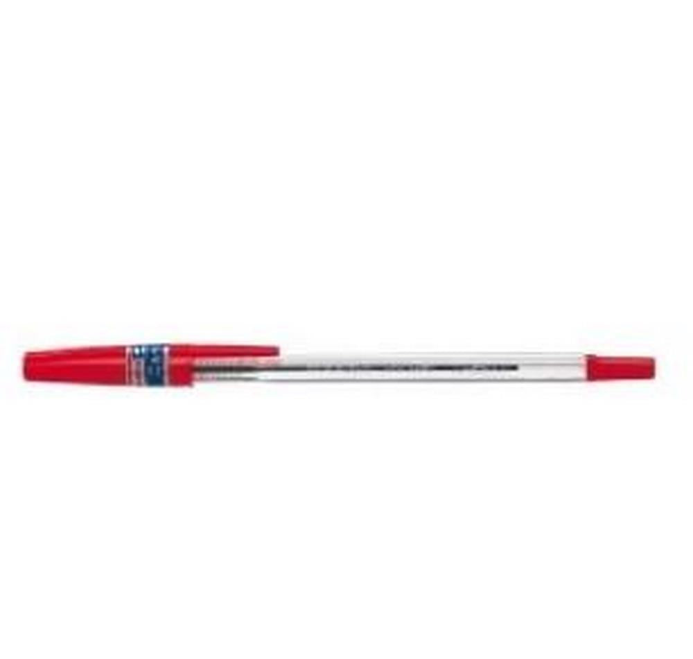Bolígrafo c/Tapa med N-5200 Transparente Rojo Medio Zebra® 7402 [Pieza] 7501901674022