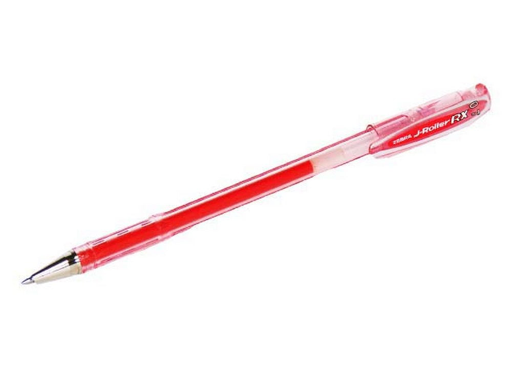 Bolígrafo c/Tapa fino J.Roller RX Rojo Fino .5mm Zebra® 8602 [Pieza] 7501901686025