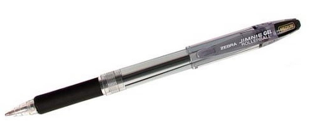 Bolígrafo Gel c/Tapa Jimnie Negro Medio .7mm Zebra® 8300 [Pieza]